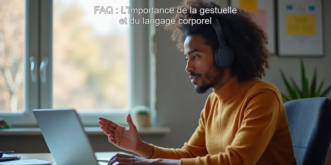 FAQ : L’importance de la gestuelle et du langage corporel