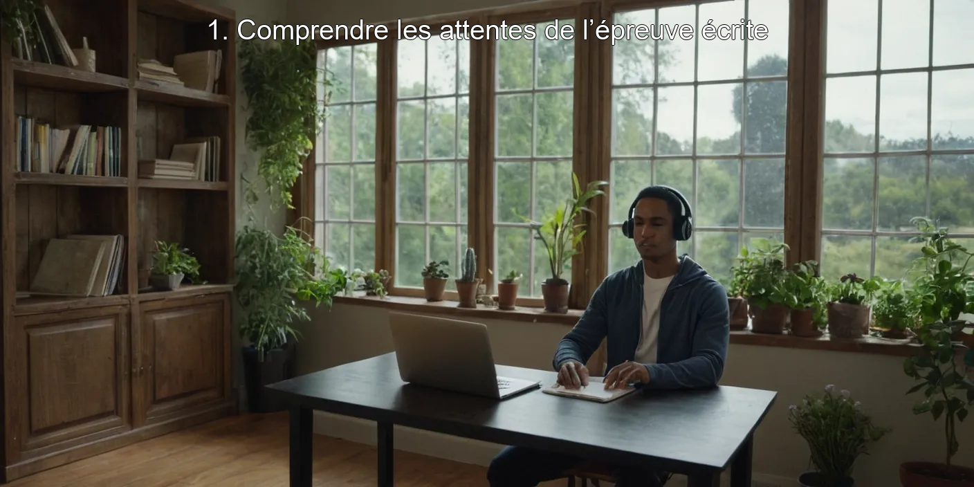 1. Comprendre les attentes de l’épreuve écrite