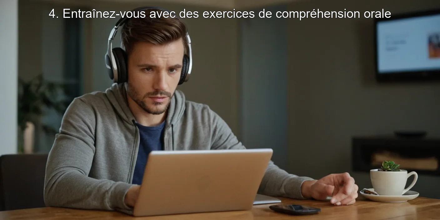 4. Entraînez-vous avec des exercices de compréhension orale