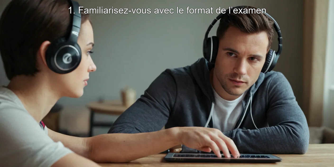 1. Familiarisez-vous avec le format de l’examen