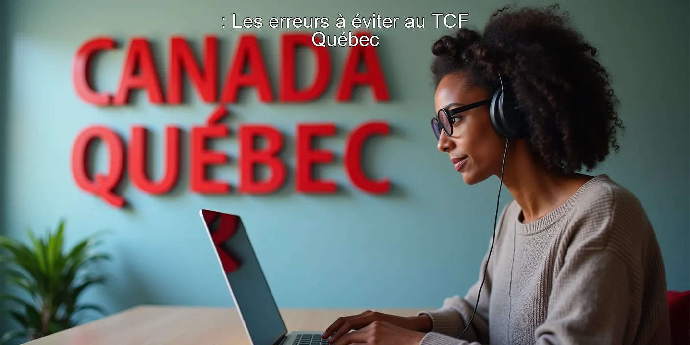 : Les erreurs à éviter au TCF Québec