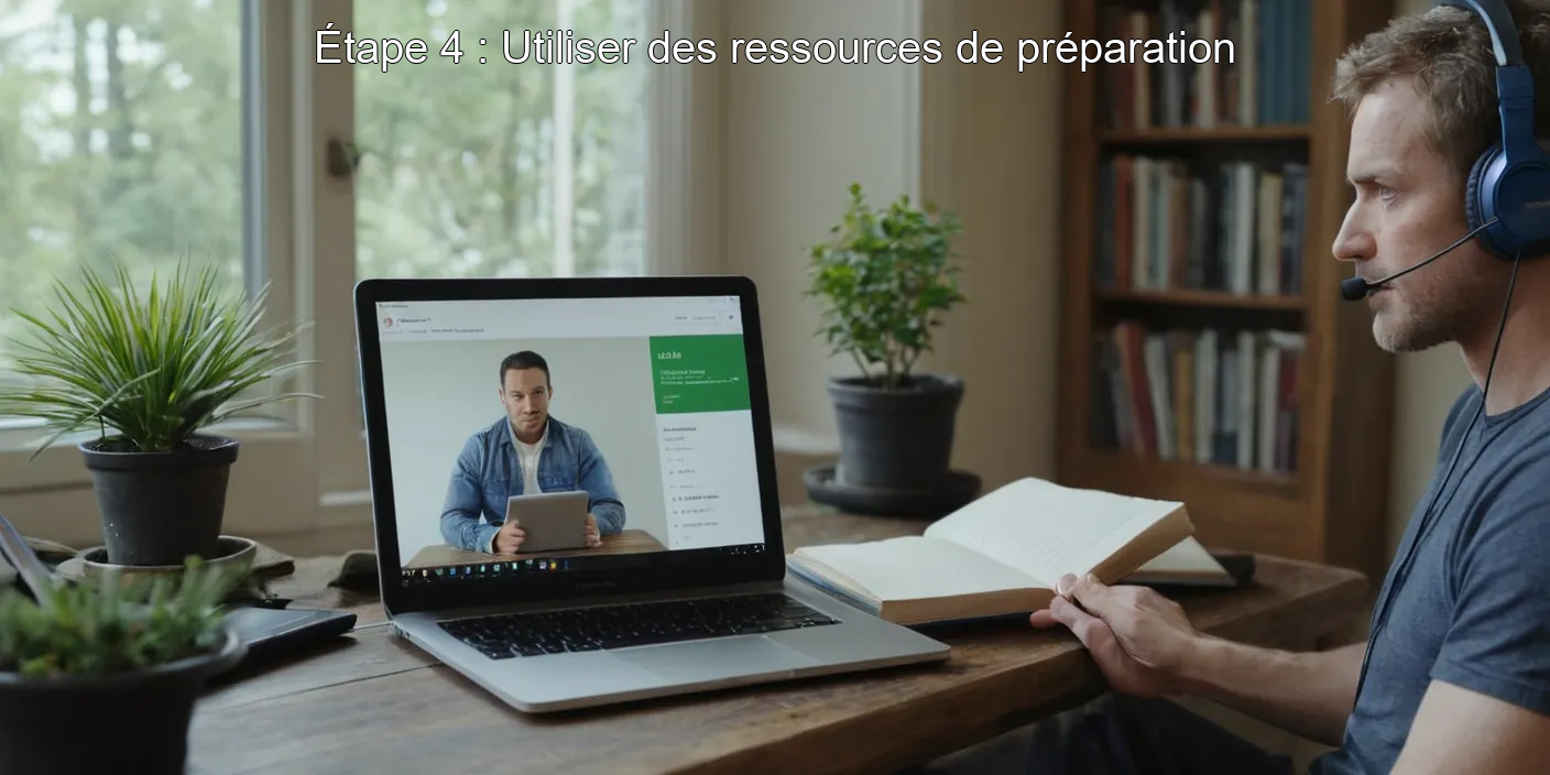 Étape 4 : Utiliser des ressources de préparation