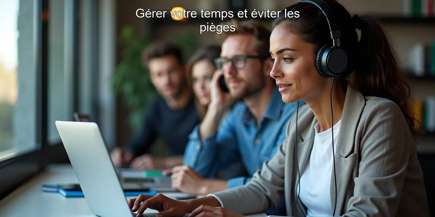 Gérer votre temps et éviter les pièges