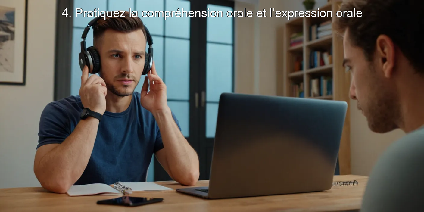 4. Pratiquez la compréhension orale et l’expression orale