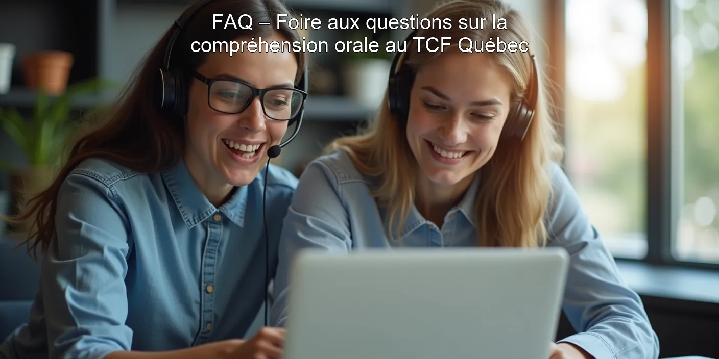 FAQ – Foire aux questions sur la compréhension orale au TCF Québec