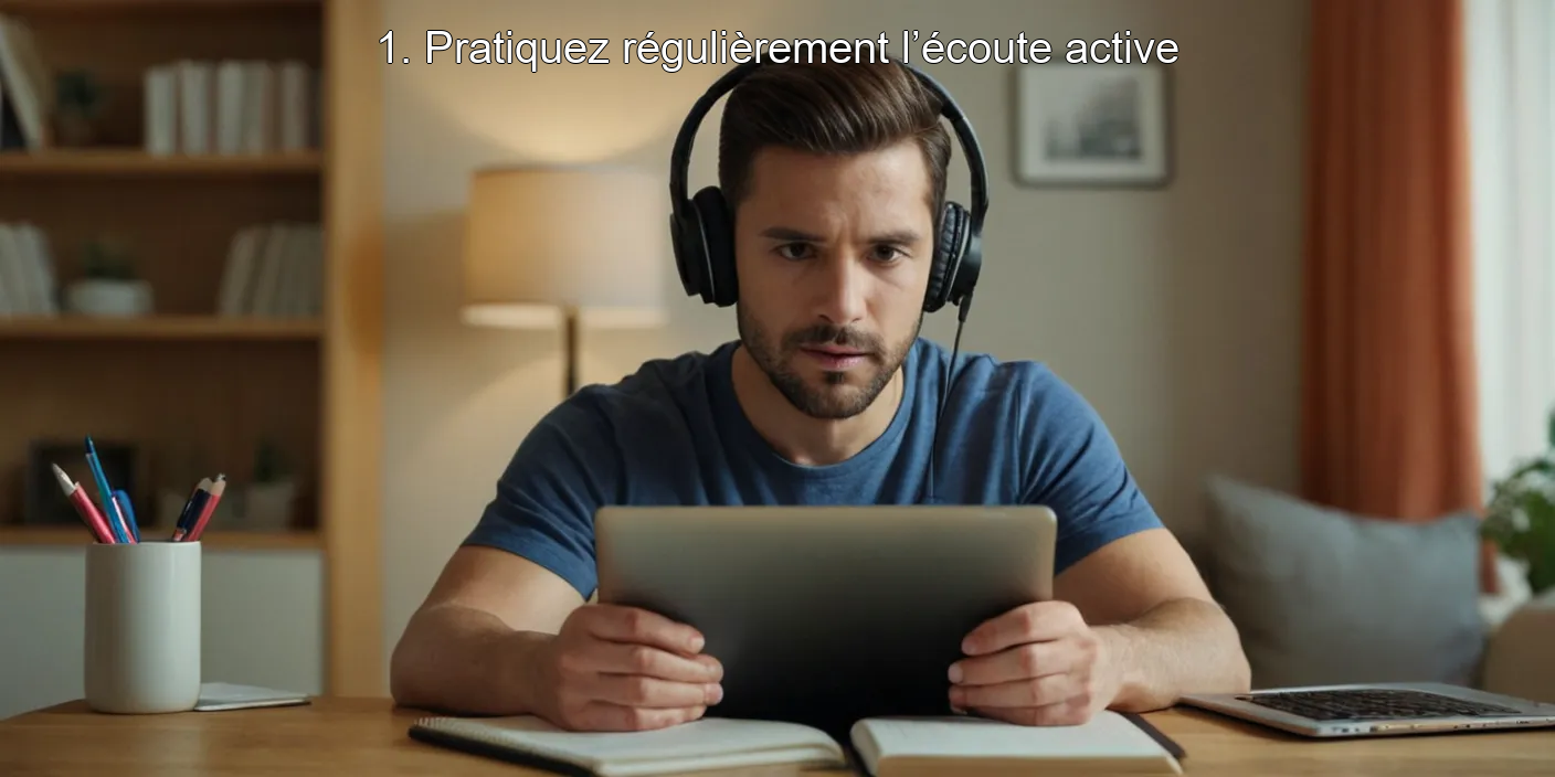 1. Pratiquez régulièrement l’écoute active