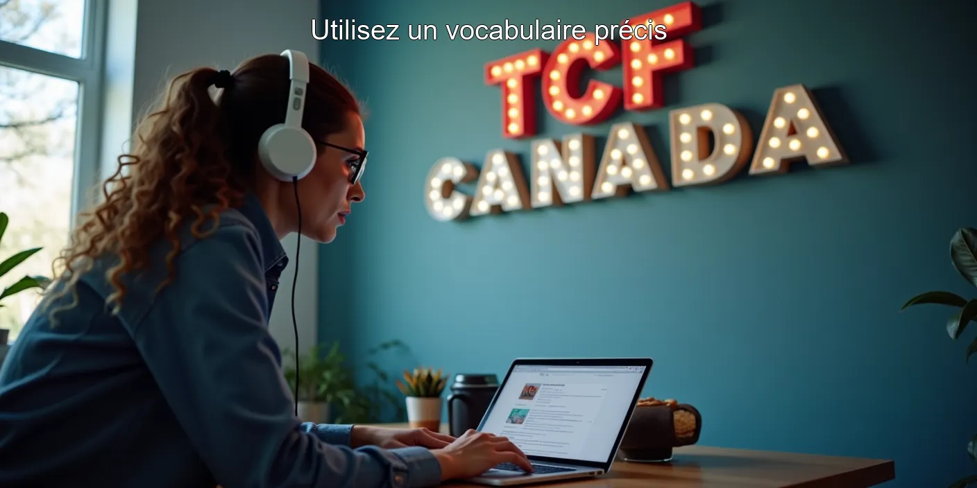Utilisez un vocabulaire précis