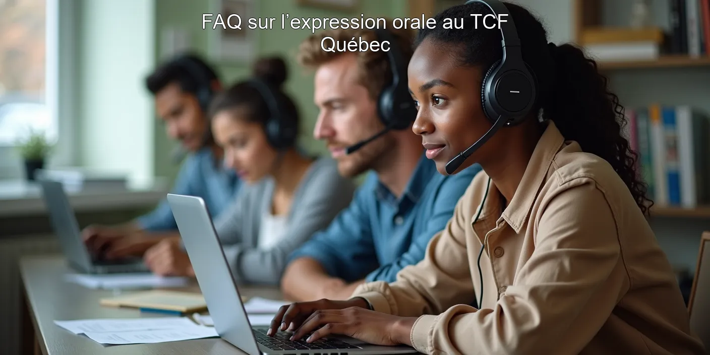 FAQ sur l’expression orale au TCF Québec