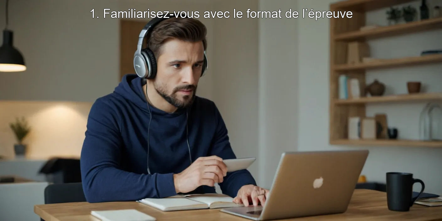 1. Familiarisez-vous avec le format de l’épreuve