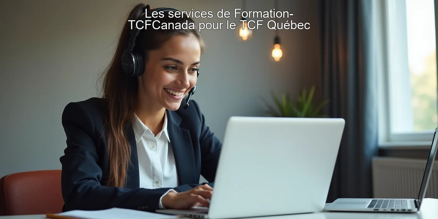 Les services de Formation-TCFCanada pour le TCF Québec