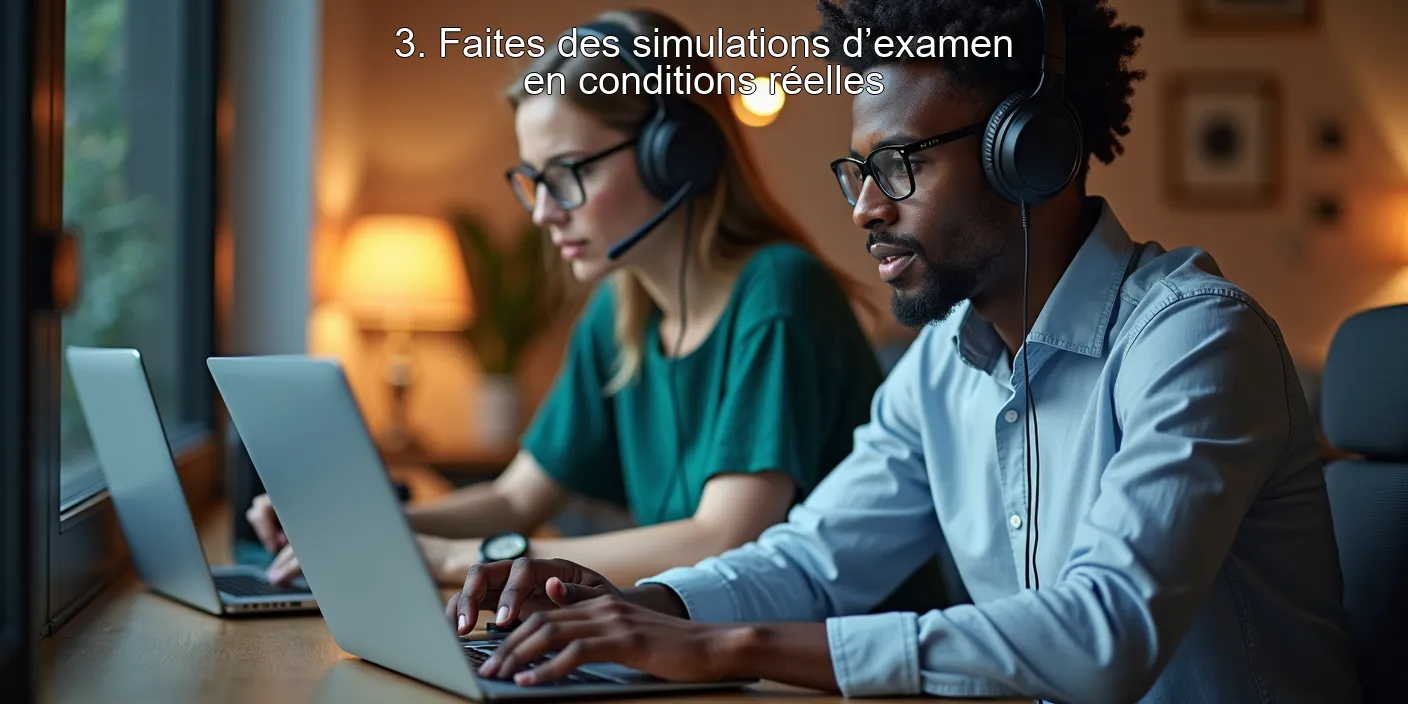 3. Faites des simulations d’examen en conditions réelles