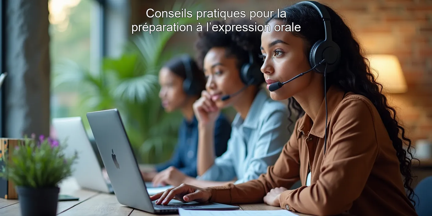 Conseils pratiques pour la préparation à l’expression orale