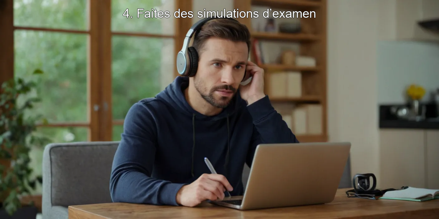 4. Faites des simulations d’examen