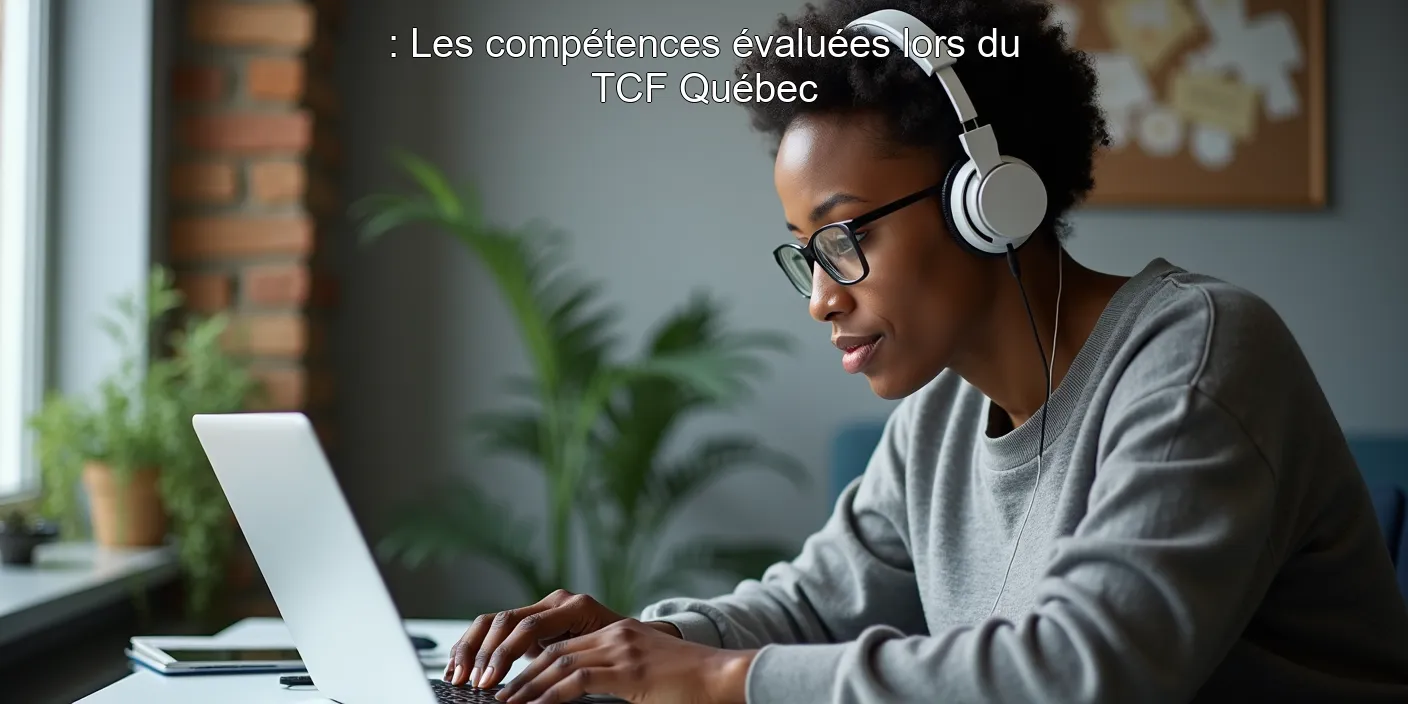 : Les compétences évaluées lors du TCF Québec