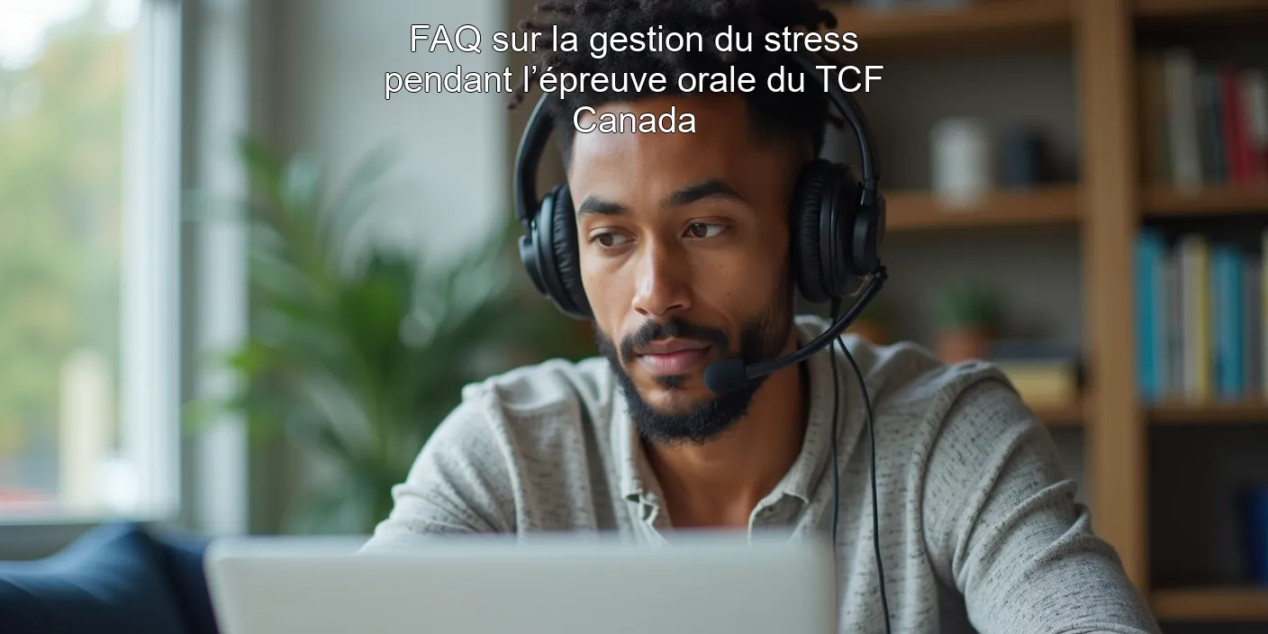 FAQ sur la gestion du stress pendant l’épreuve orale du TCF Canada