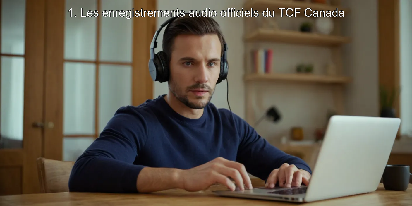 1. Les enregistrements audio officiels du TCF Canada