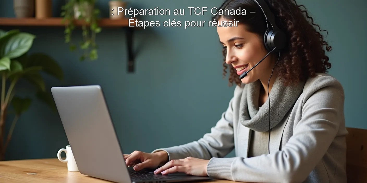 : Préparation au TCF Canada – Étapes clés pour réussir