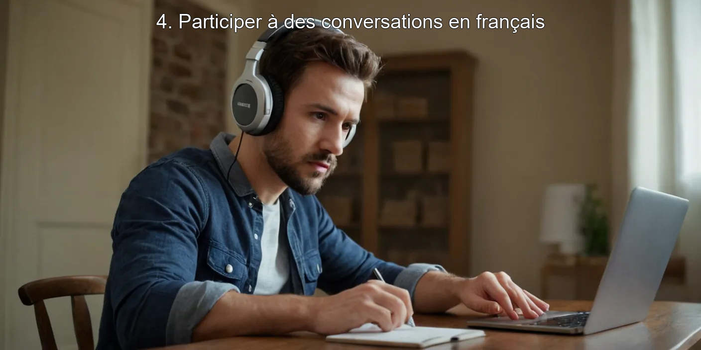 4. Participer à des conversations en français