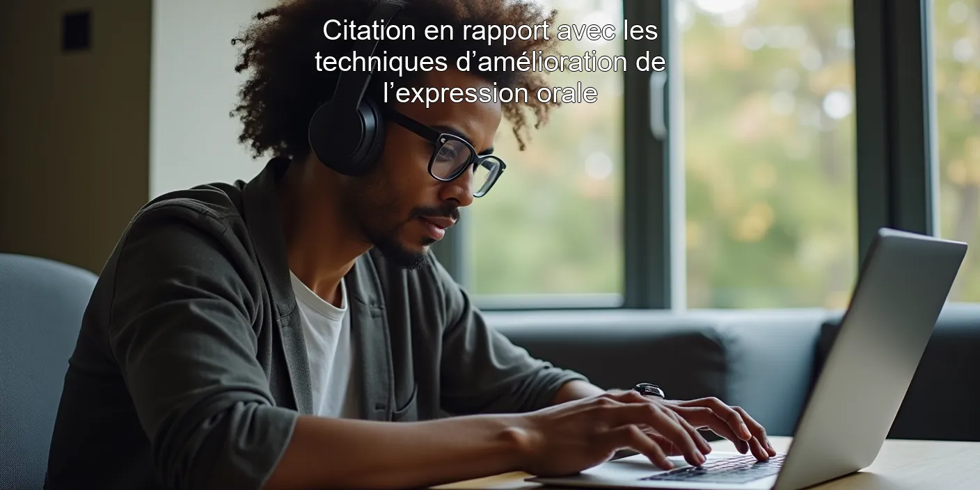 Citation en rapport avec les techniques d’amélioration de l’expression orale