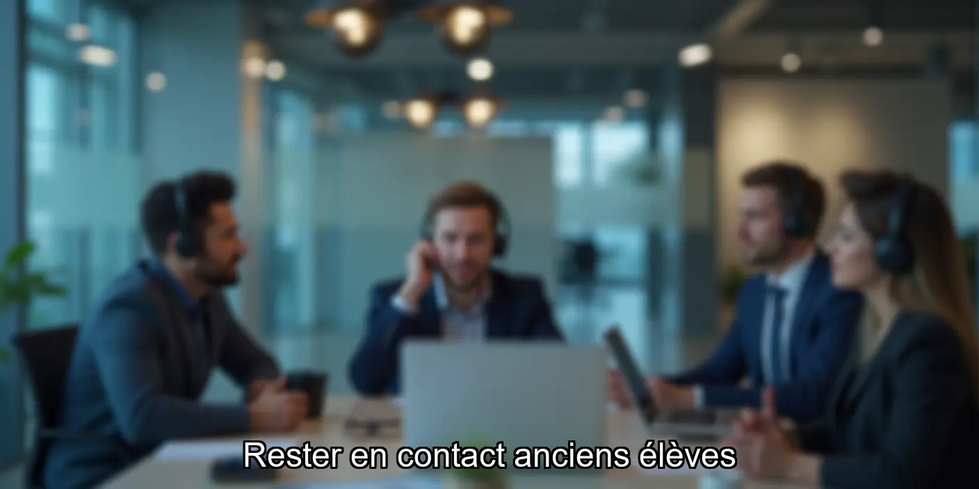 Comment puis-je me connecter avec d’autres anciens élèves?