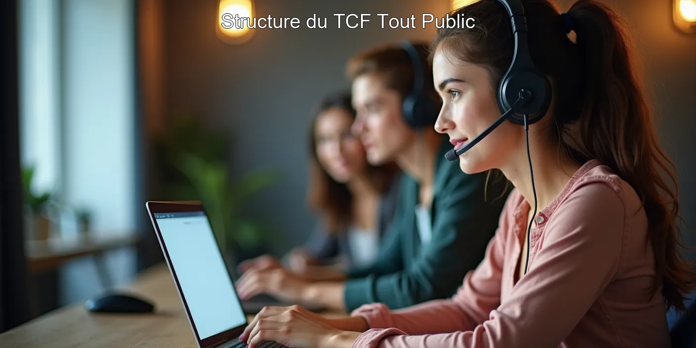 Structure du TCF Tout Public