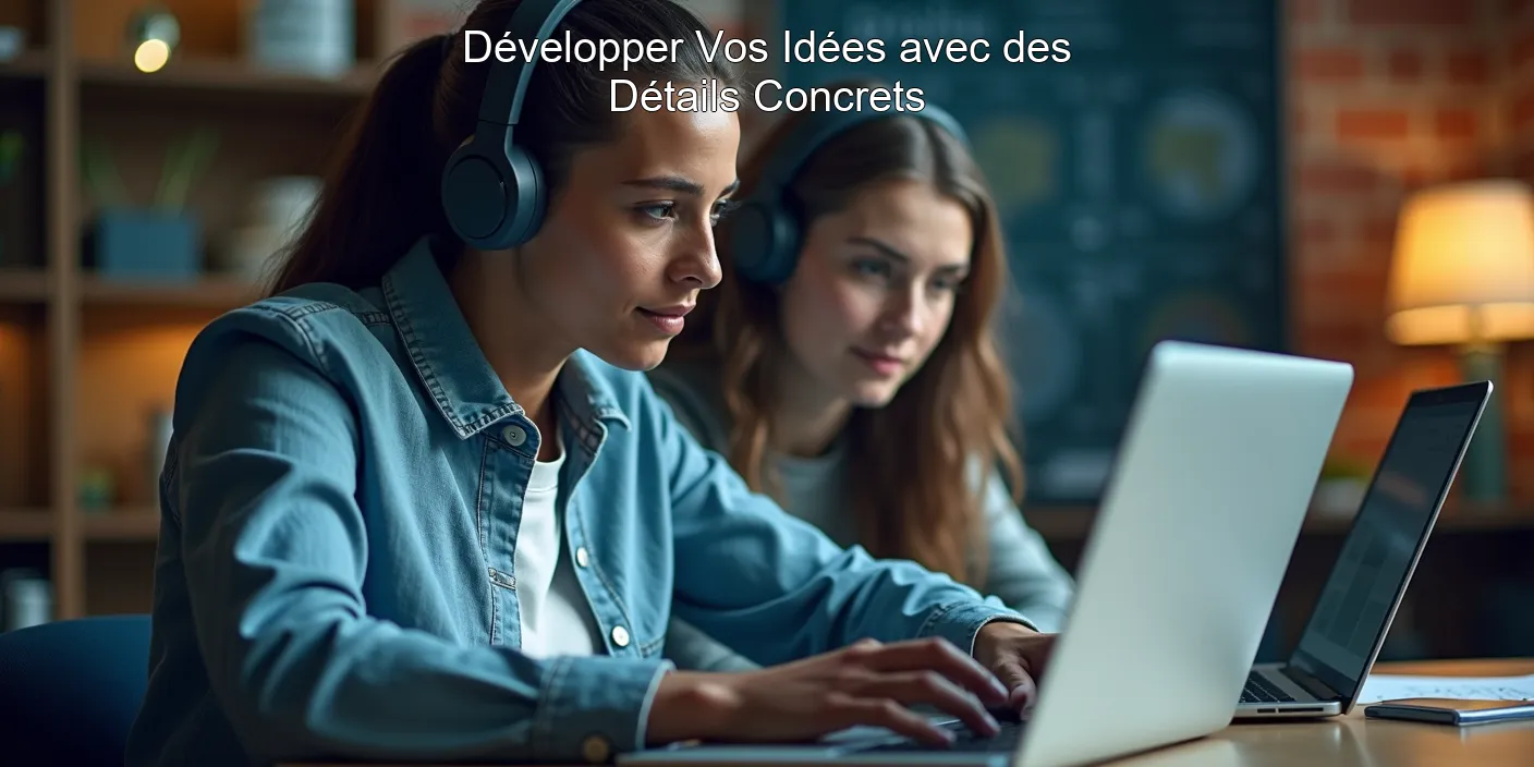 Développer Vos Idées avec des Détails Concrets