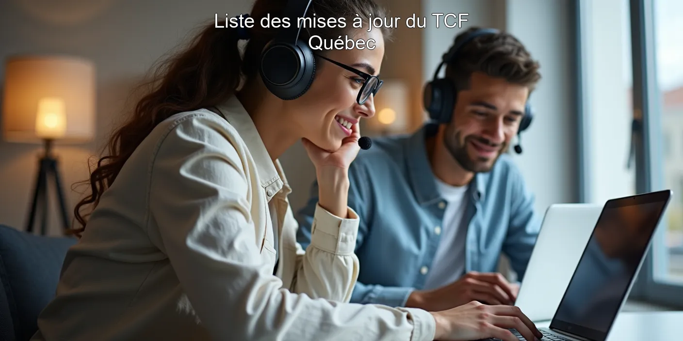 Liste des mises à jour du TCF Québec
