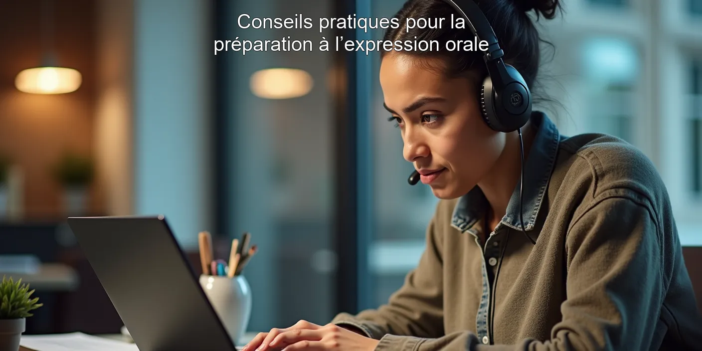 Conseils pratiques pour la préparation à l’expression orale