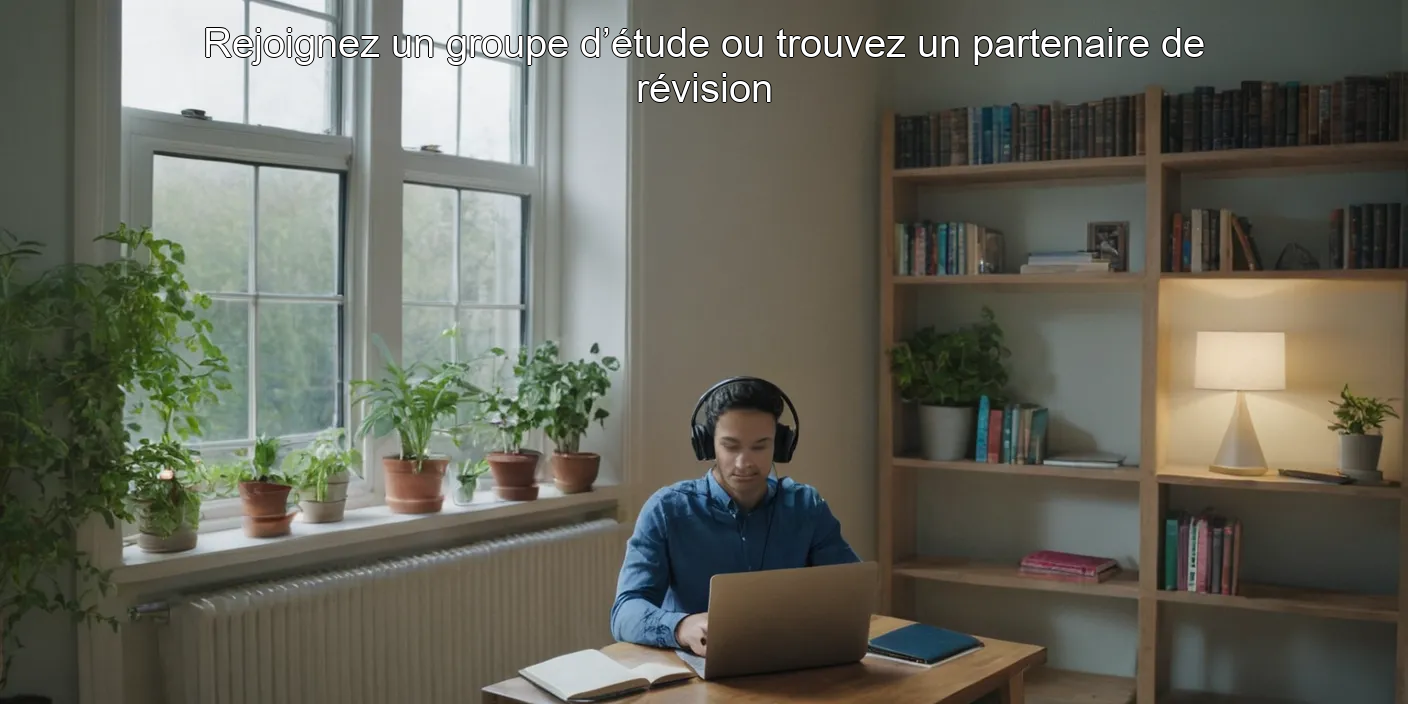 Rejoignez un groupe d’étude ou trouvez un partenaire de révision