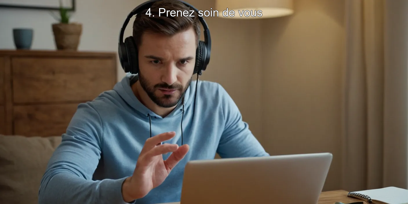 4. Prenez soin de vous