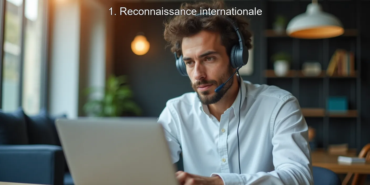 1. Reconnaissance internationale