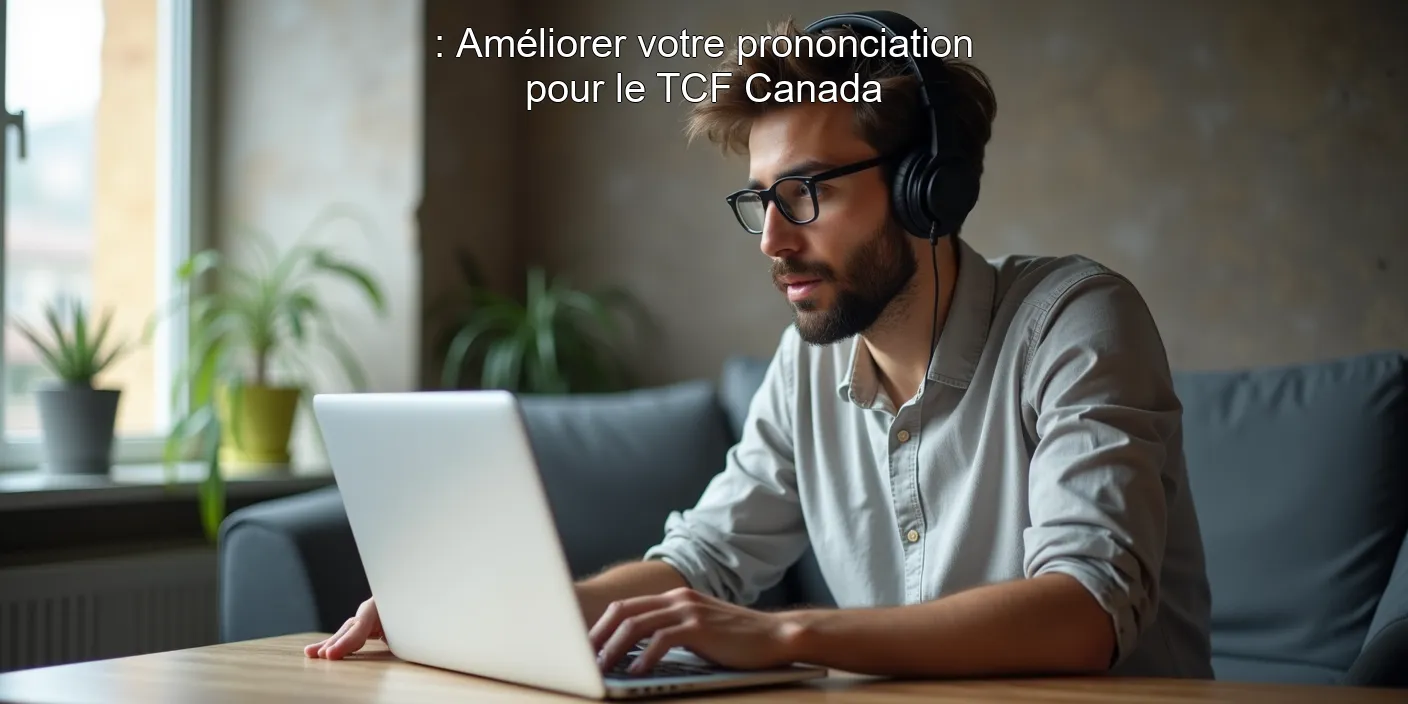 : Améliorer votre prononciation pour le TCF Canada