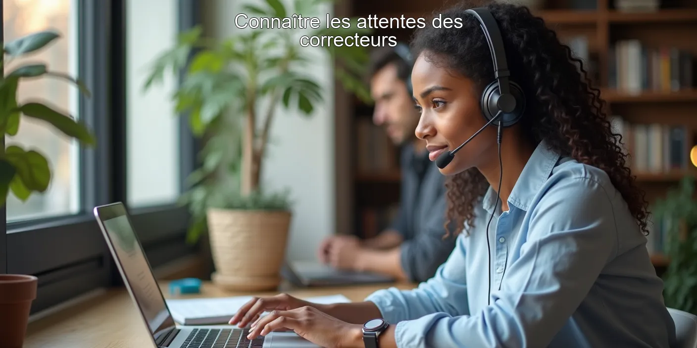 Connaître les attentes des correcteurs