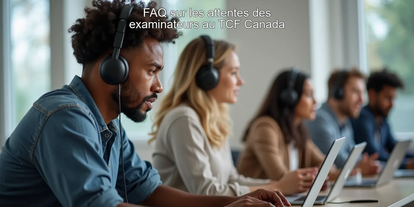 FAQ sur les attentes des examinateurs au TCF Canada