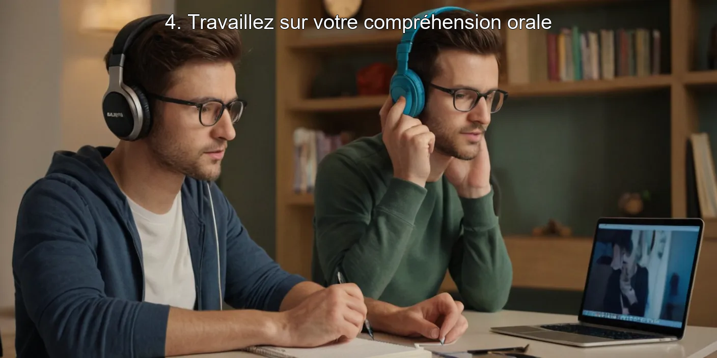 4. Travaillez sur votre compréhension orale