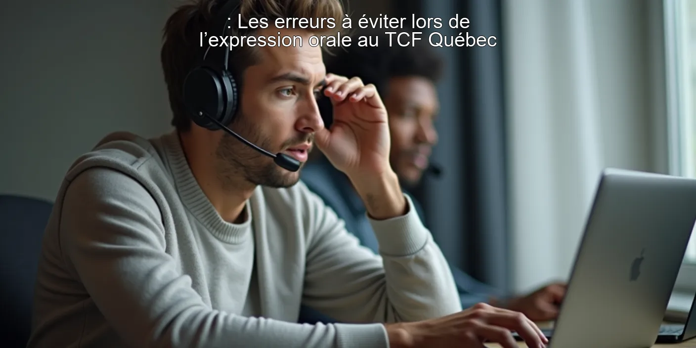 : Les erreurs à éviter lors de l’expression orale au TCF Québec