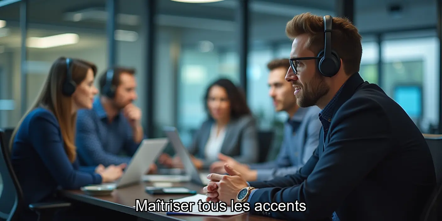 Entraßnement à la compréhension de différents accents
