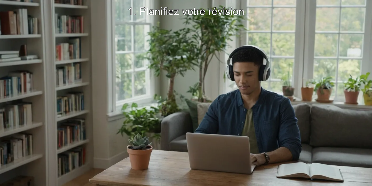 1. Planifiez votre révision