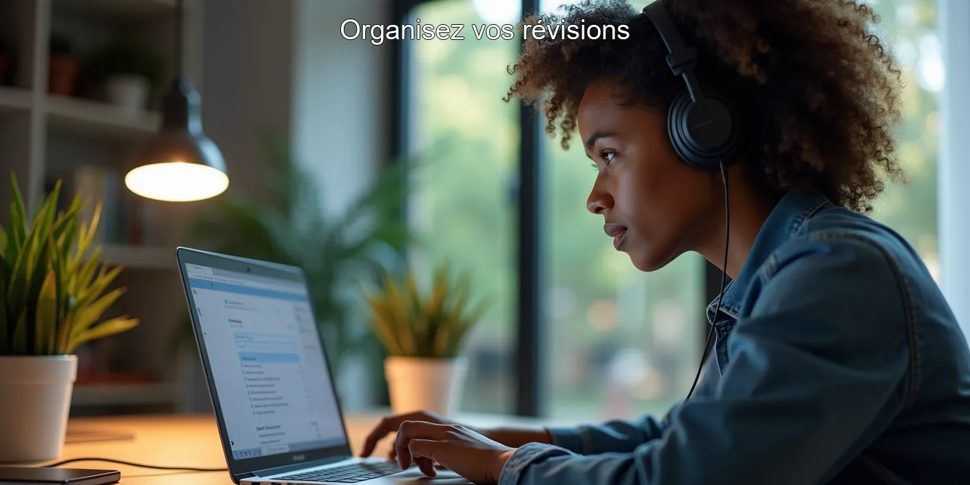 Organisez vos révisions