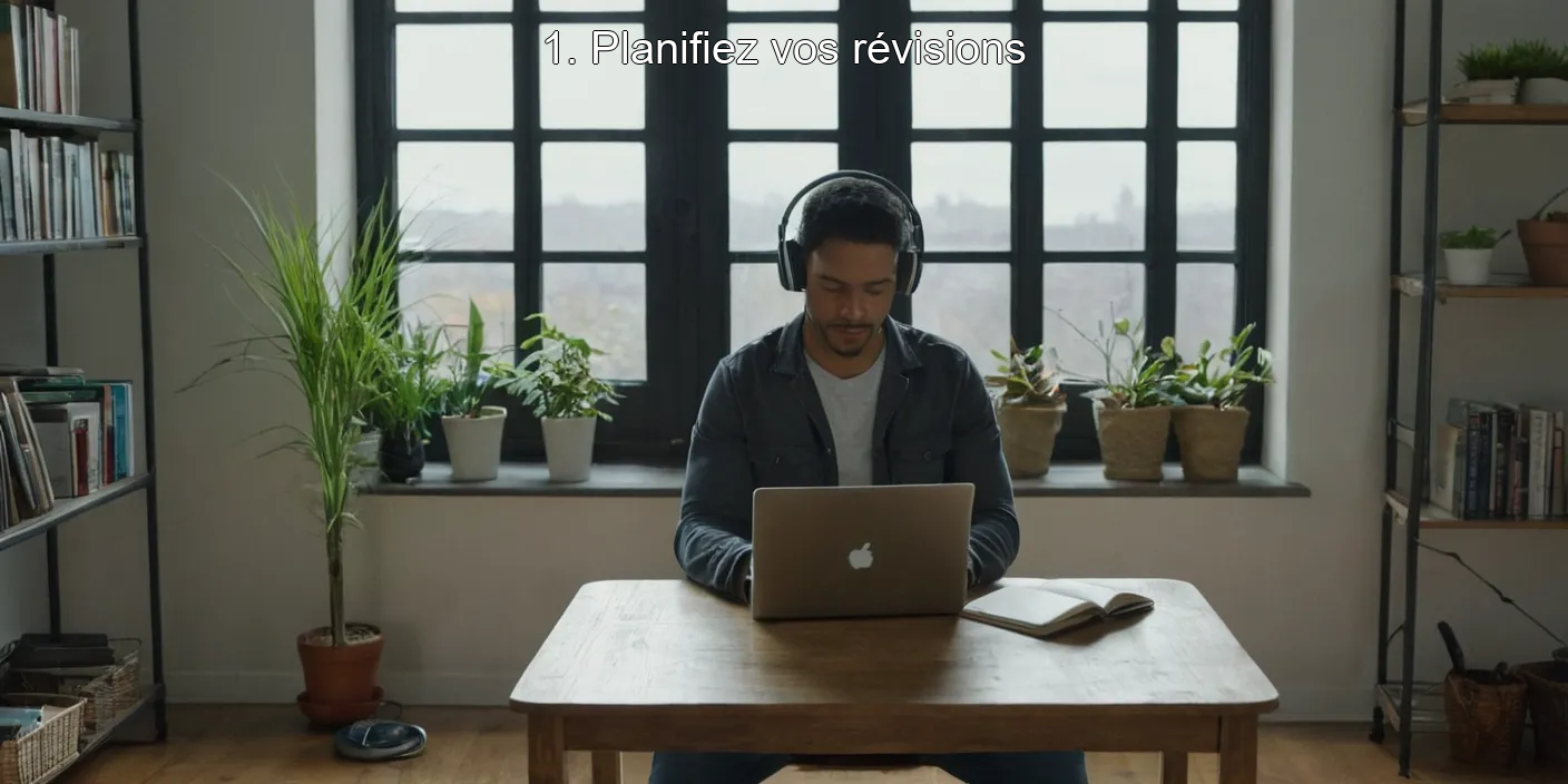 1. Planifiez vos révisions