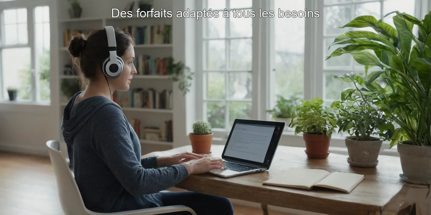 Des forfaits adaptés à tous les besoins