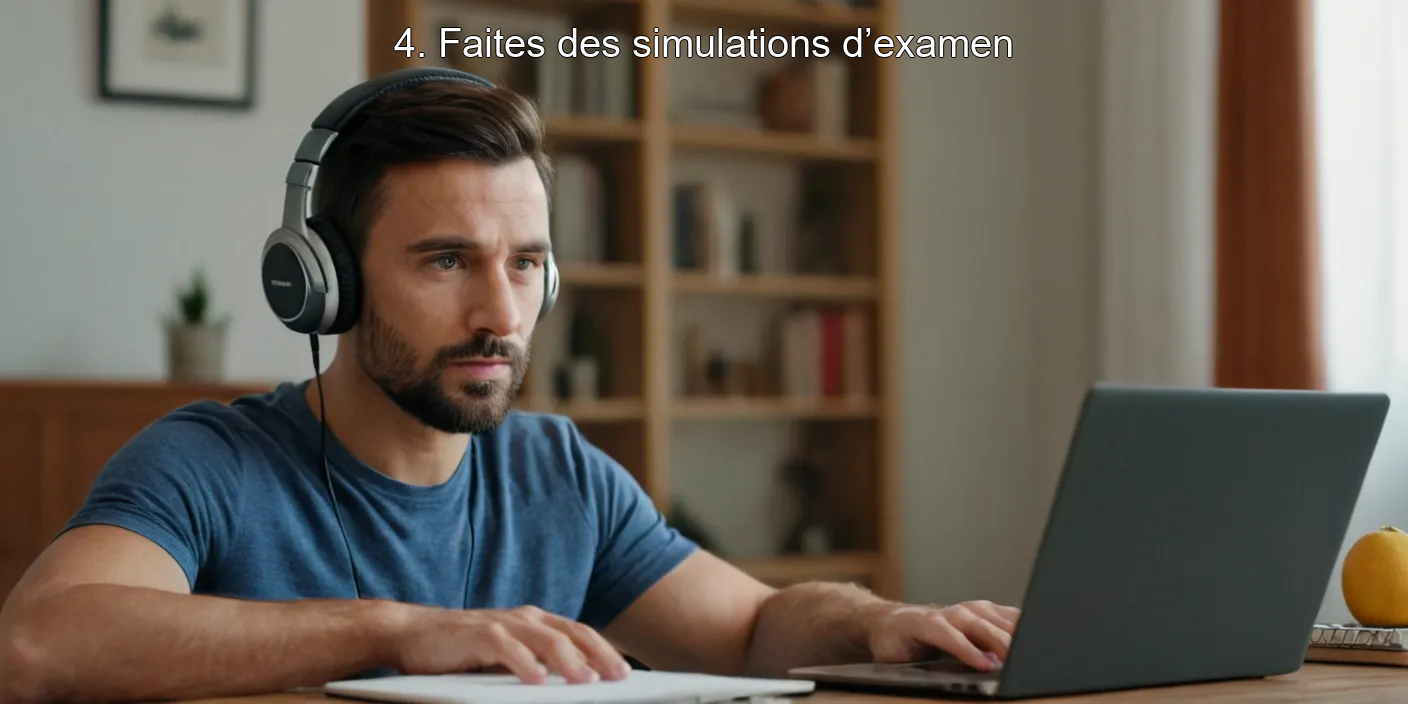 4. Faites des simulations d’examen