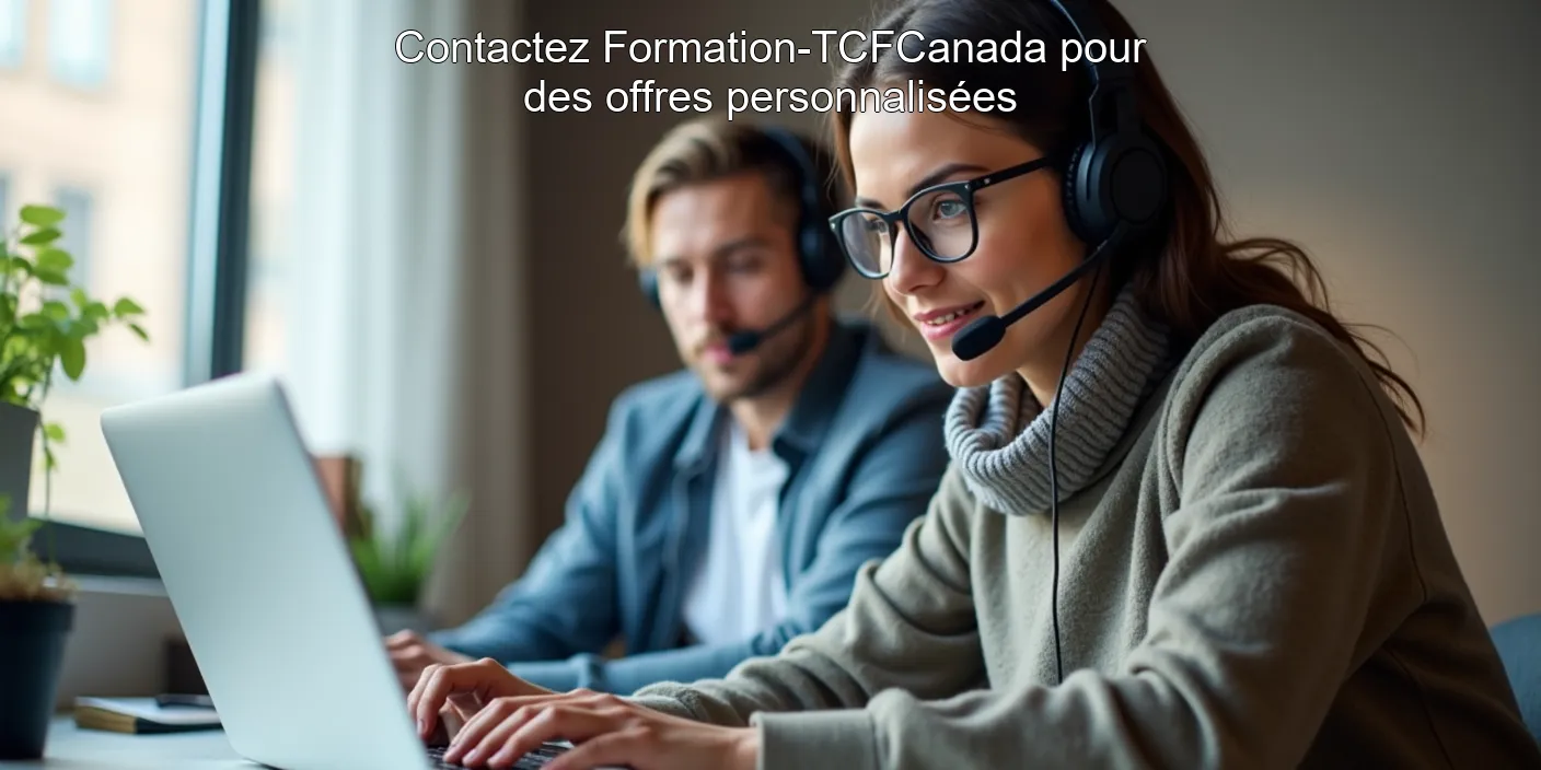 Contactez Formation-TCFCanada pour des offres personnalisées