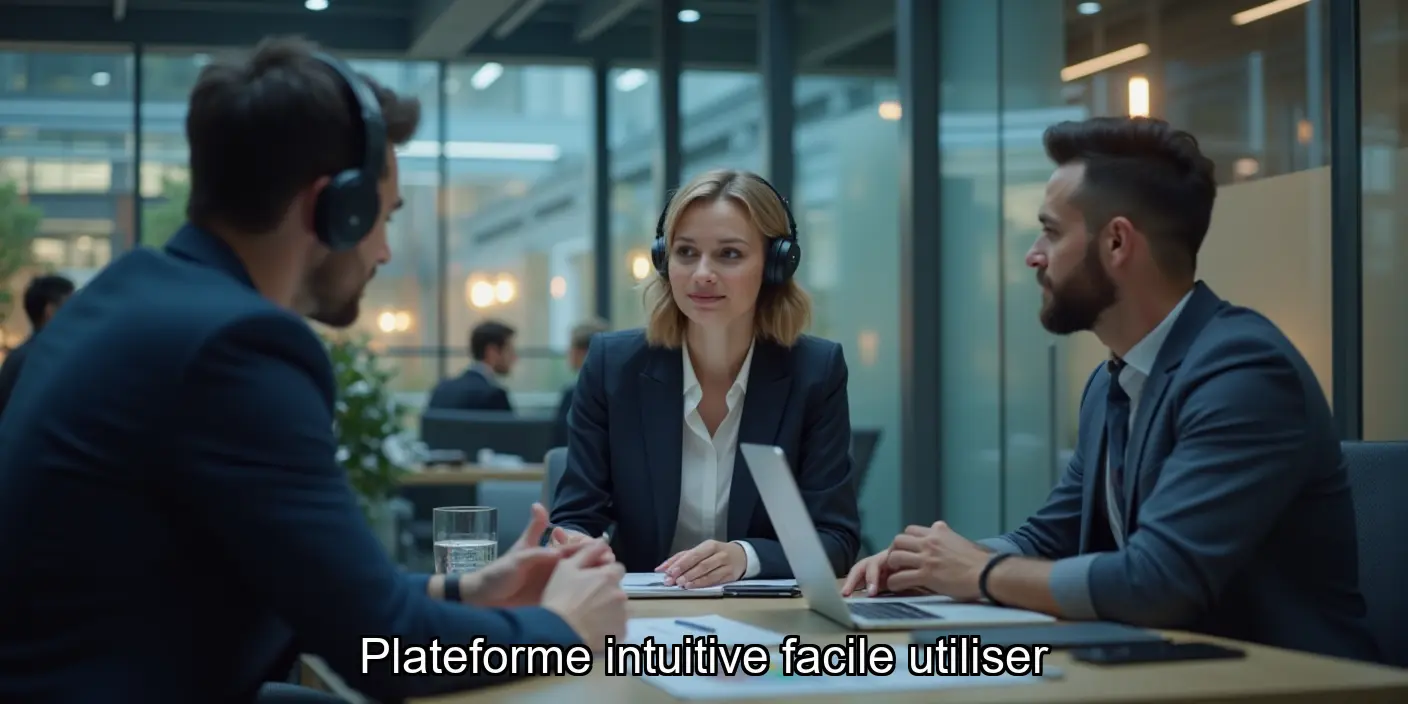 Notre plateforme en ligne intuitive