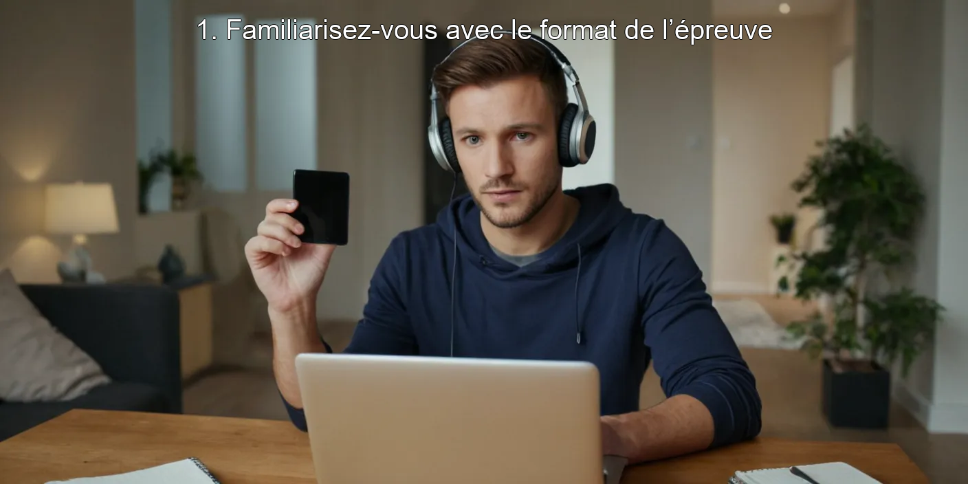1. Familiarisez-vous avec le format de l’épreuve