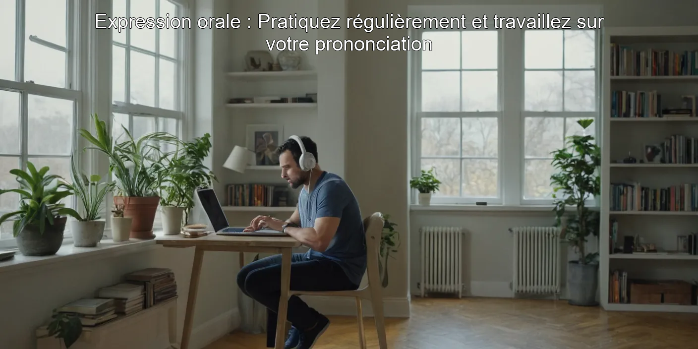 Expression orale : Pratiquez régulièrement et travaillez sur votre prononciation