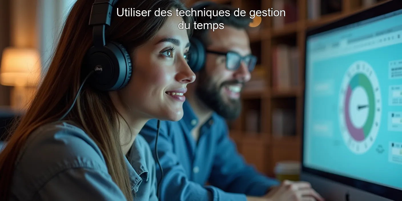 Utiliser des techniques de gestion du temps