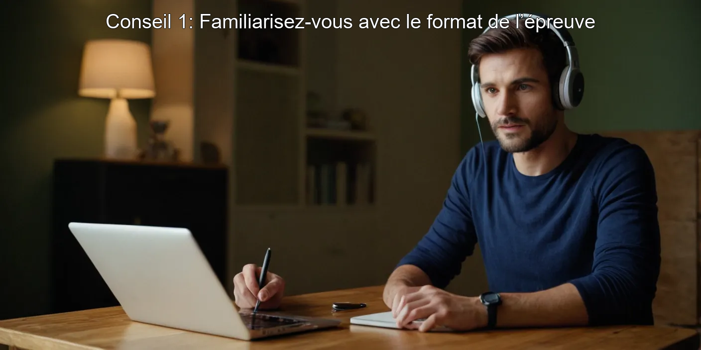 Conseil 1: Familiarisez-vous avec le format de l’épreuve