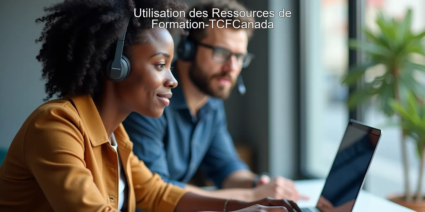 Utilisation des Ressources de Formation-TCFCanada