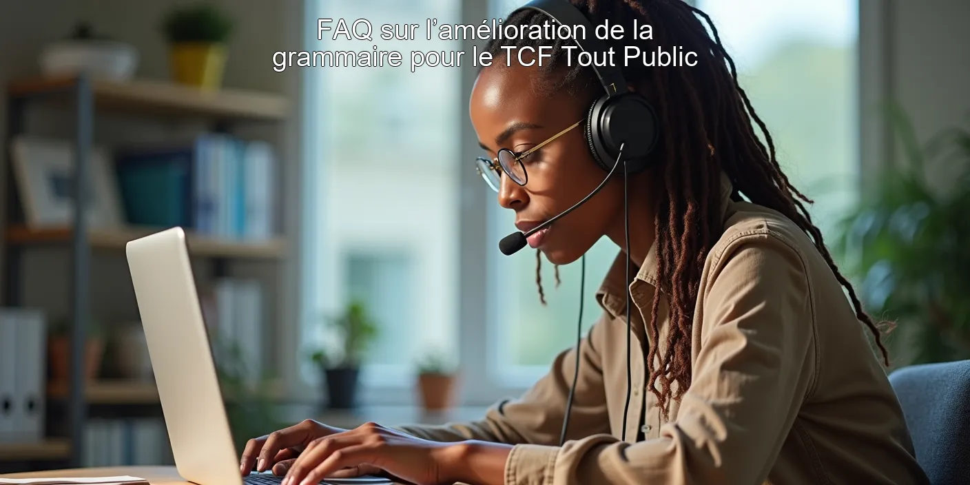 FAQ sur l’amélioration de la grammaire pour le TCF Tout Public